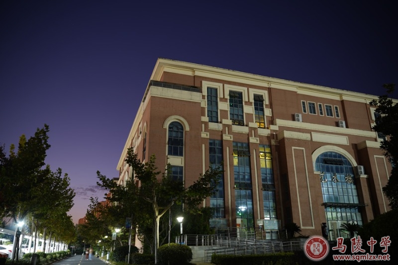 马陵中学夜景